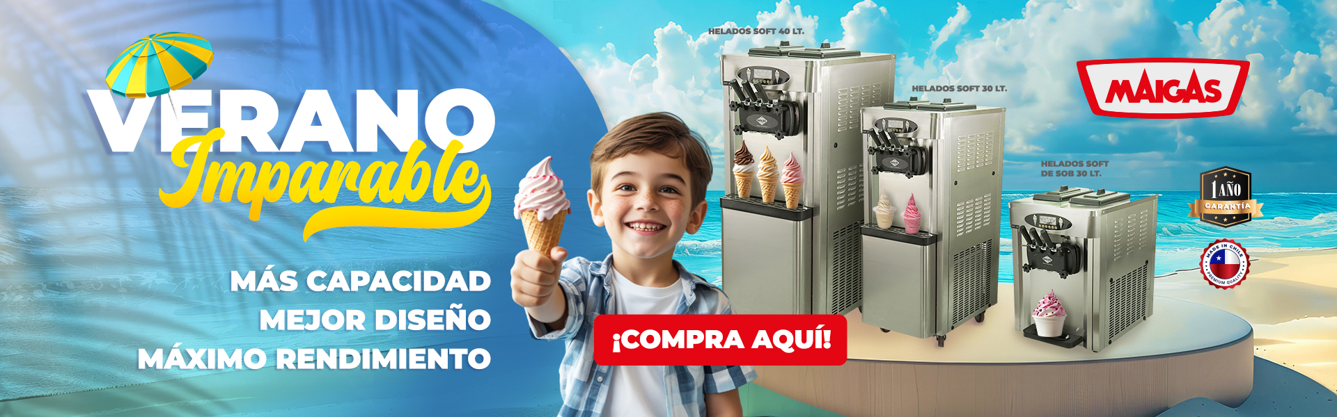 Banner web Verano imparable MAIGAS 1920 x 600